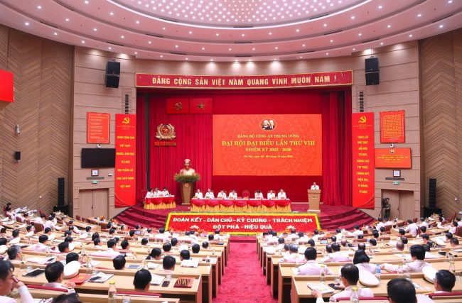 Đại hội đại biểu Đảng bộ Công an Trung ương lần thứ VIII diễn ra từ ngày 03 – 05/10/2025