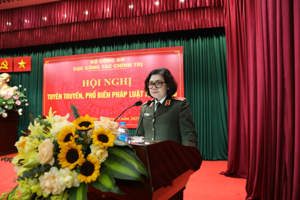 Cục Công tác chính trị tổ chức Hội nghị  tuyên truyền, phổ biến pháp luật năm 2025   